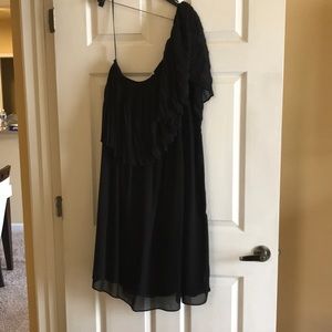 Black one shoulder dress from lane Bryant size 24
